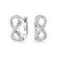 Bijoux Fashion CZ Jewelry 925 Sterling Silver Bijoux Boucles d'oreilles